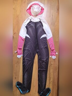 Jazwares Spider Gwen Ghost Spider Zentai Suit Costume Adult Large Marvel